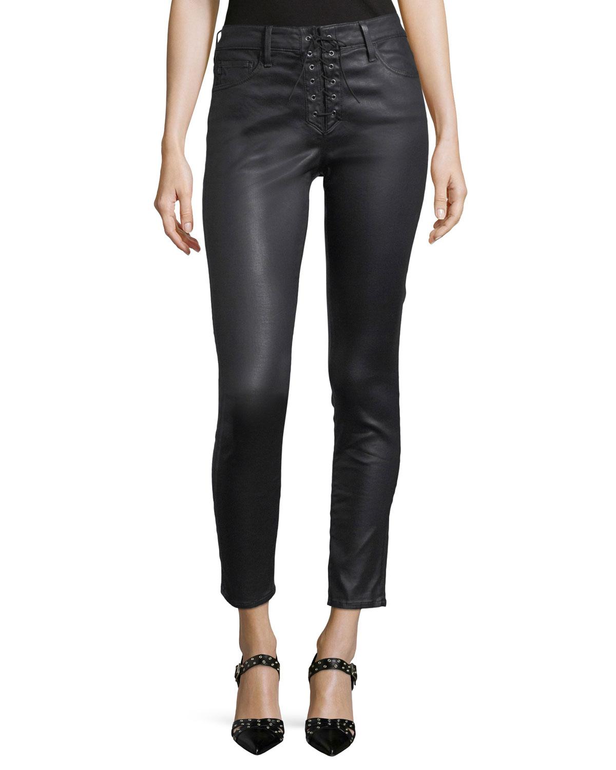 ag high waisted skinny jeans