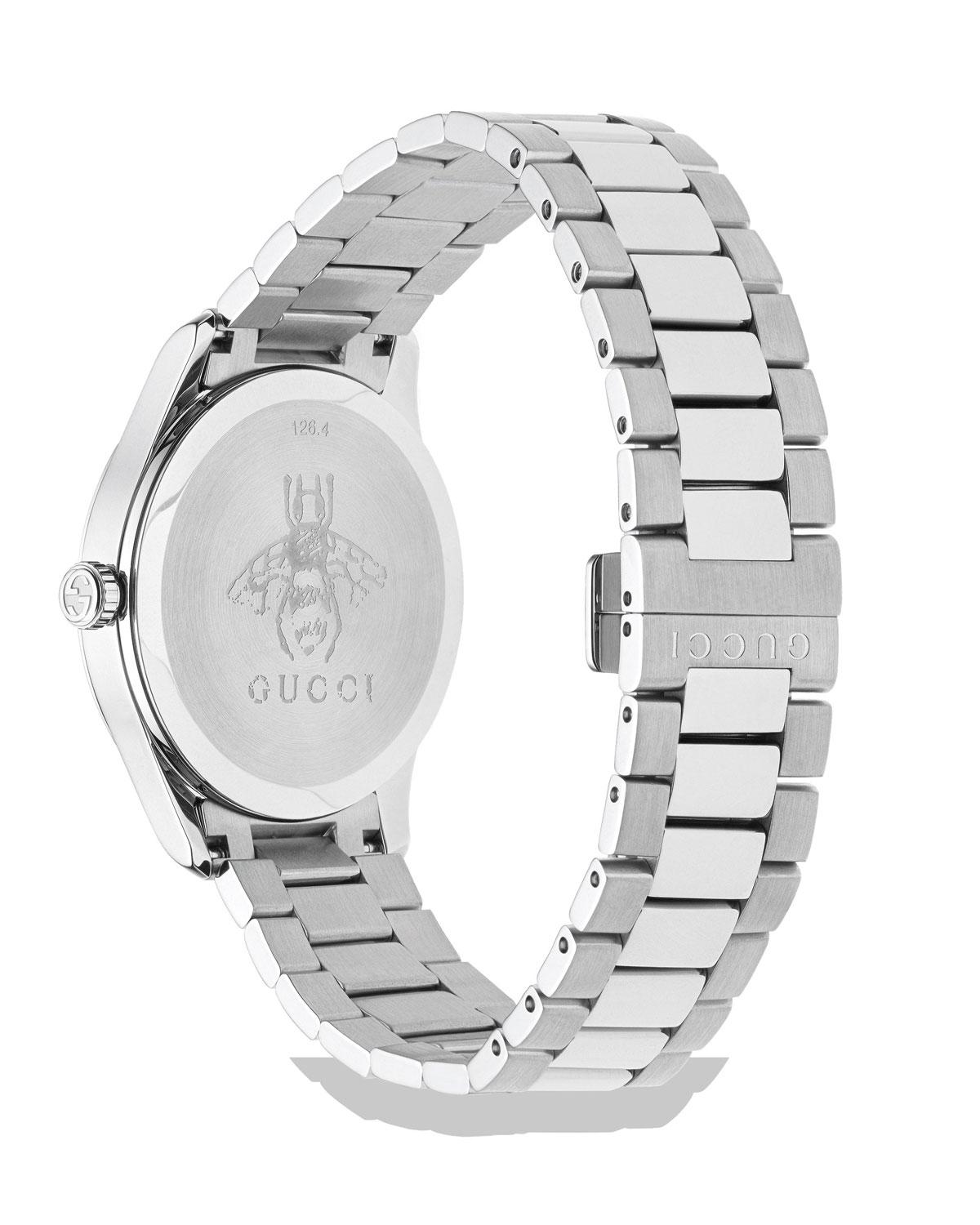 Gucci Men's Snake Stainless Steel Bracelet Watch in Metallic for Men Lyst