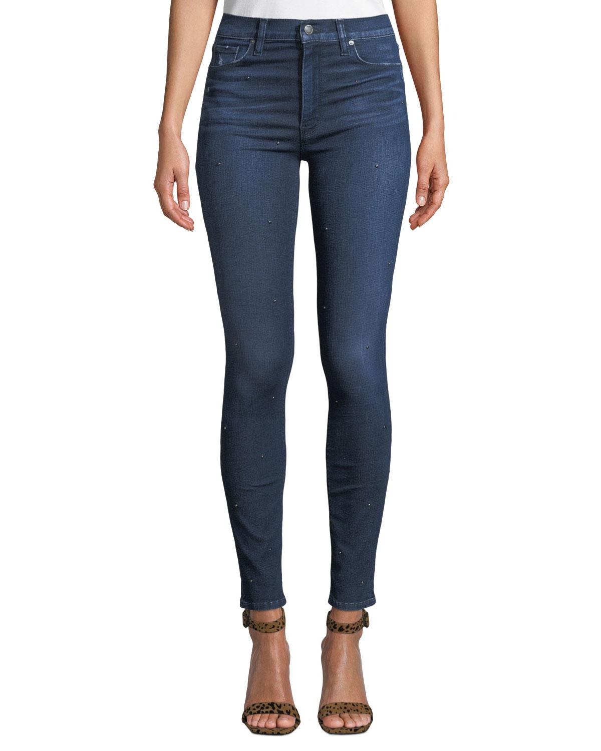 hudson barbara high waist super skinny jeans