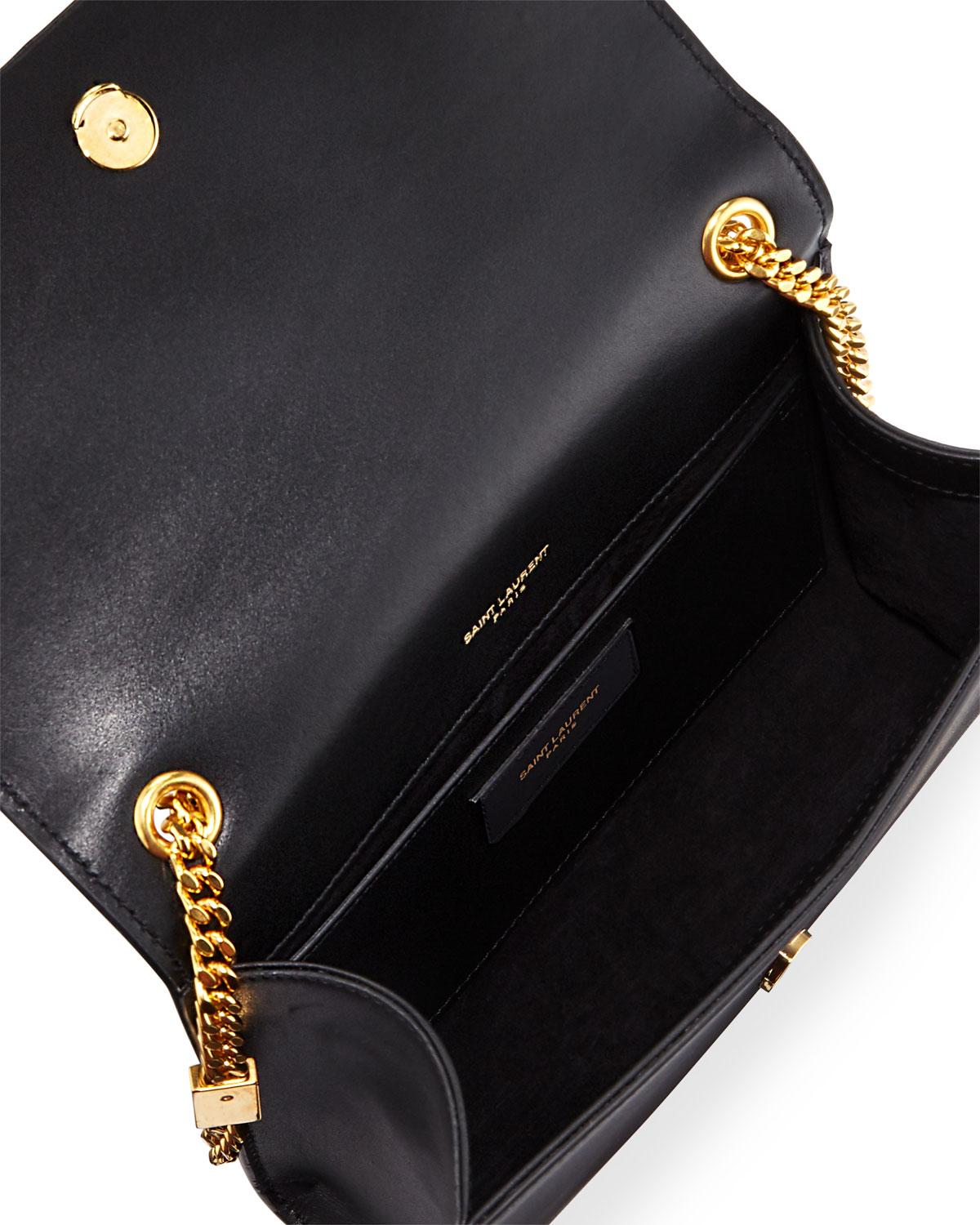 Saint Laurent Kate Monogram Ysl Small Tassel Shoulder Bag With Golden ...