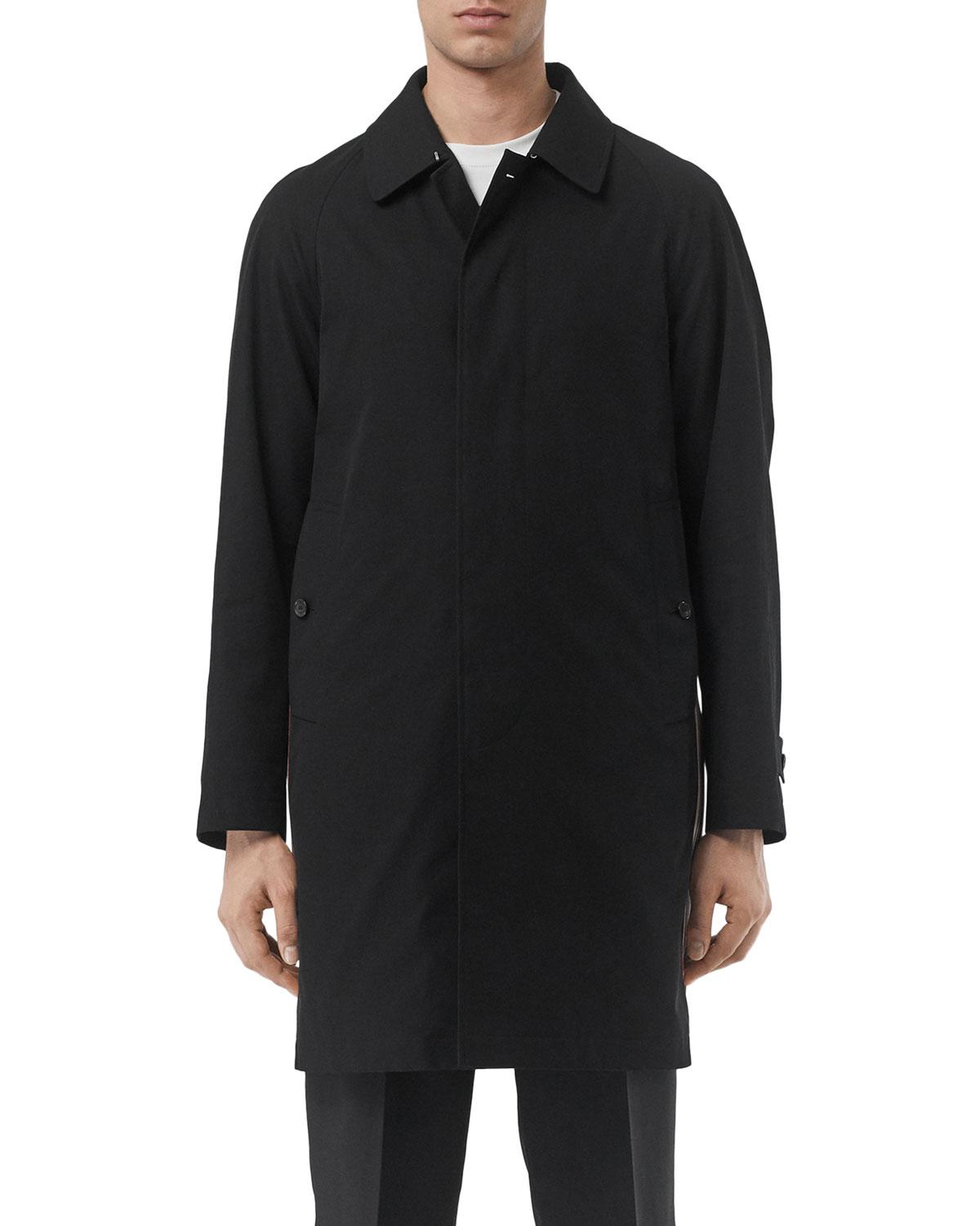 Lyst - Burberry Men's Camden Water-resistant Car Coat in Black for Men