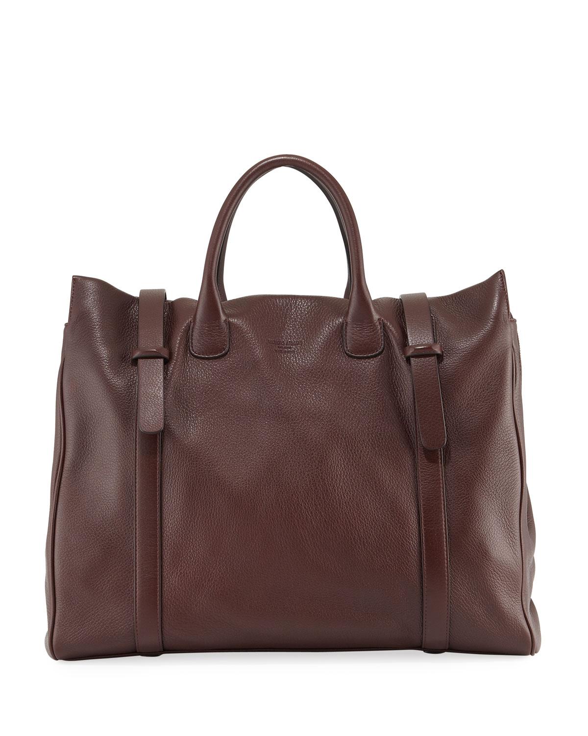 Giorgio Armani Men's Deerskin Runway Tote Bag - Lyst