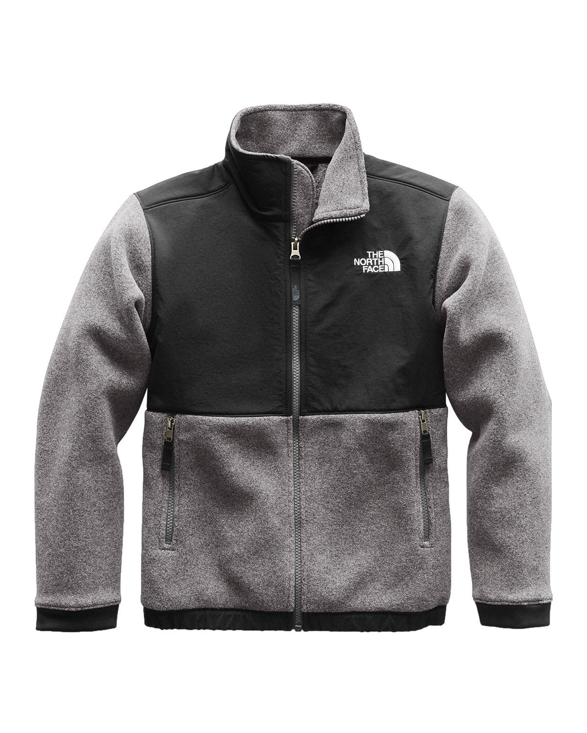 The North Face Denali Two-tone Fleece Jacket in Gray for Men - Lyst