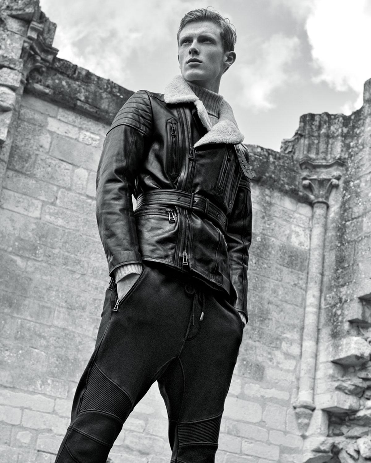 Belstaff Ashdown Tapered Moto Sweatpants In Black For Men Lyst View Fullscreen