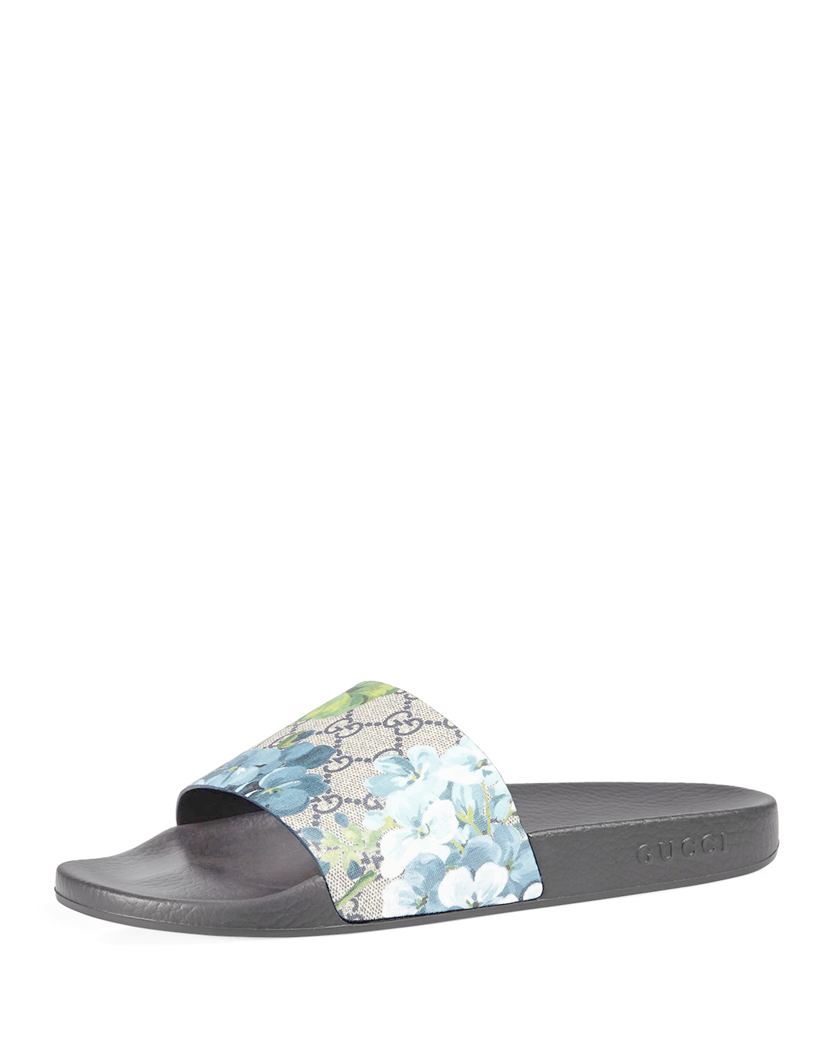 mens floral slides