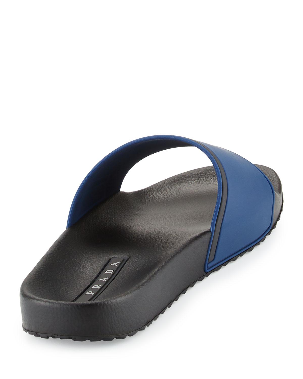 prada slides men's sale