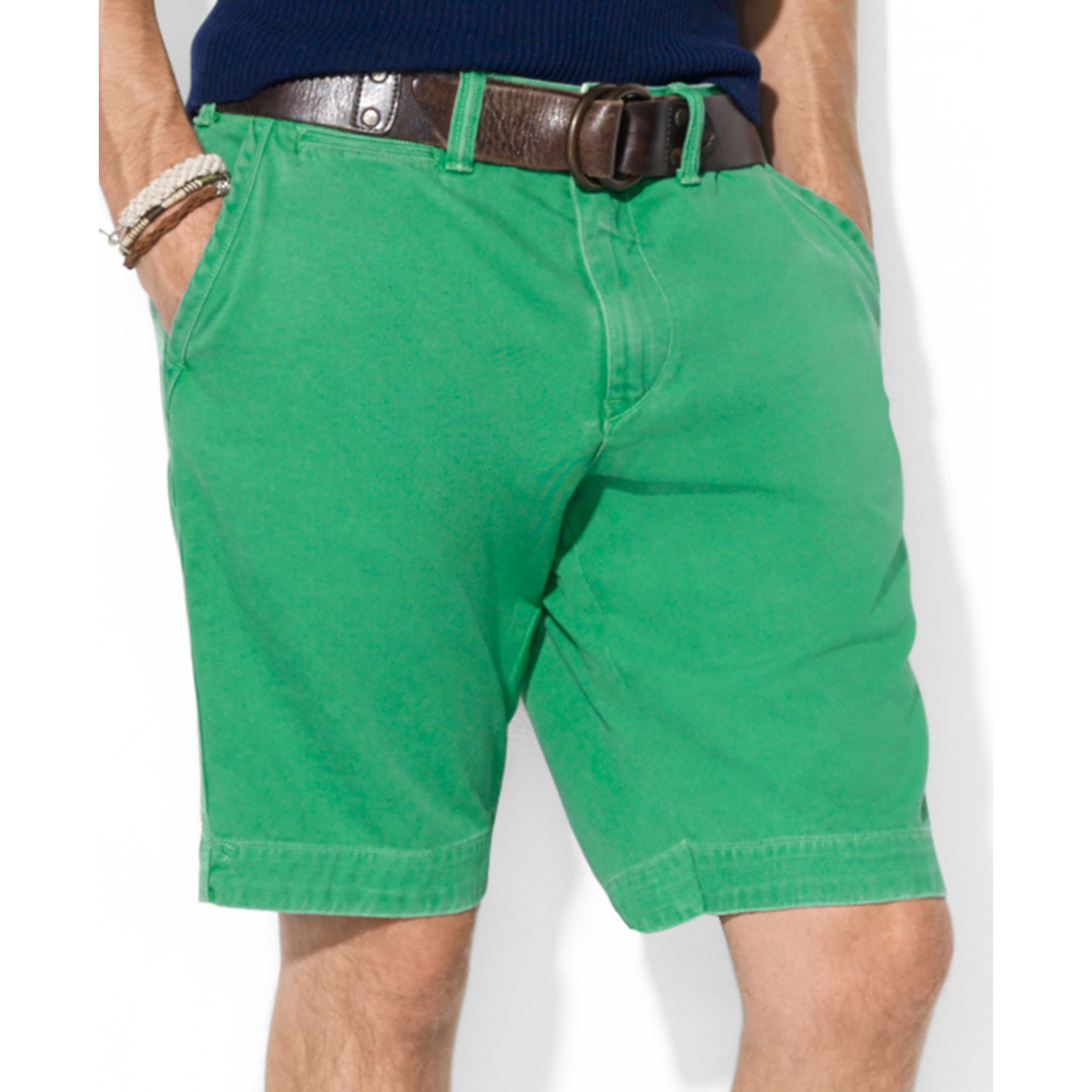 Polo Ralph Lauren Polo Relaxed Fit Rugged Bleecker Shorts in Green for ...