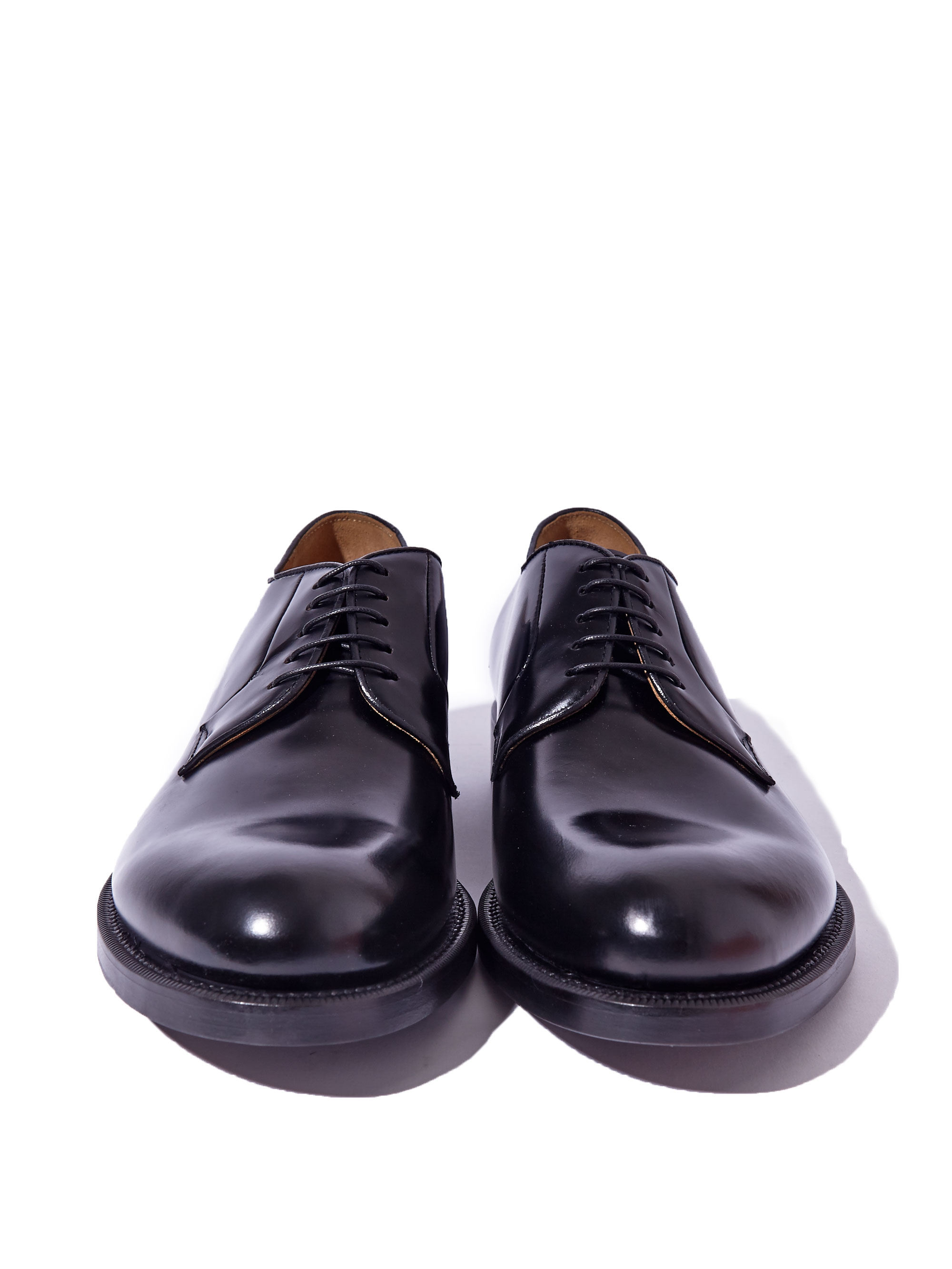 Raf Simons Mens Classic Leather Derby Shoes in Black for Men | Lyst