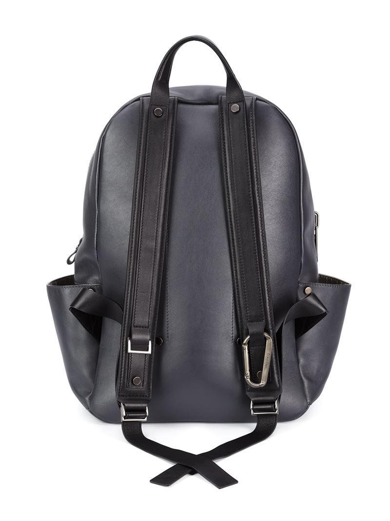 Calvin Klein Structured Side Pocket Backpack in Black for Men - Lyst