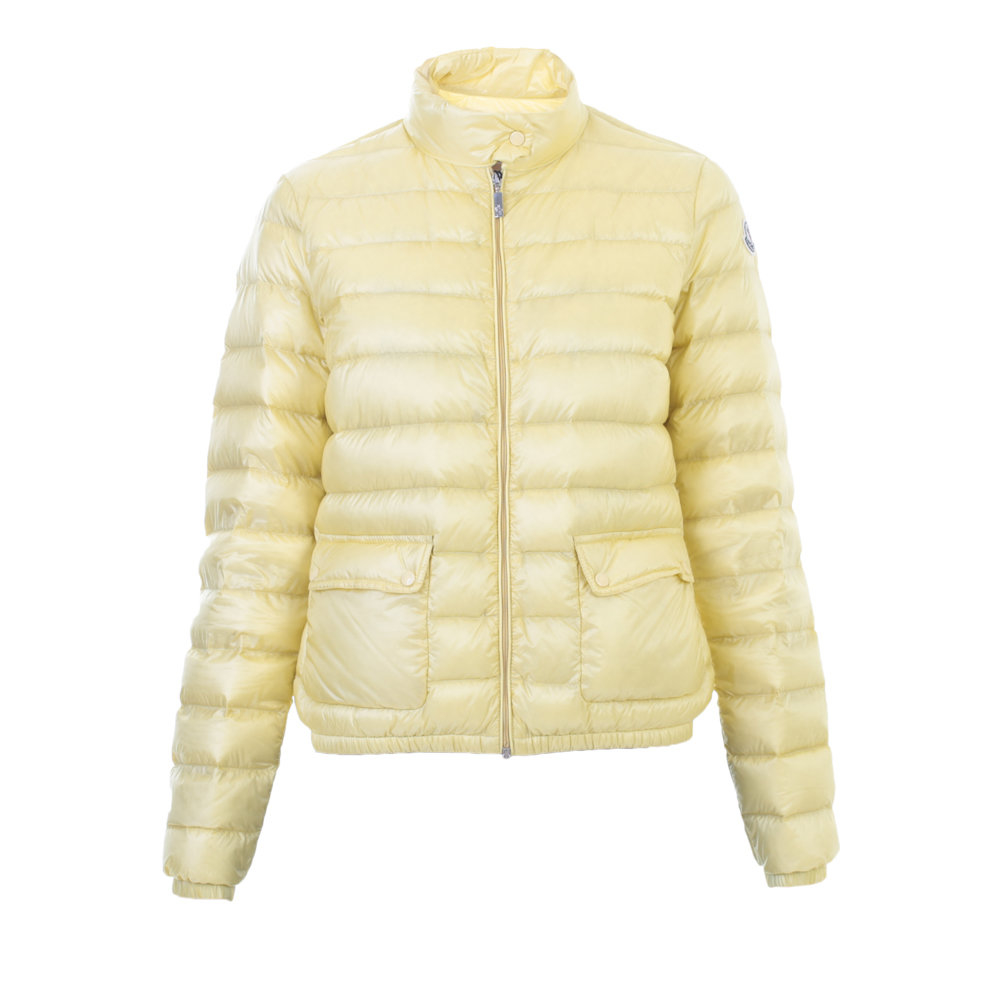 Lyst - Moncler 'lans' Puffer Jacket in Yellow