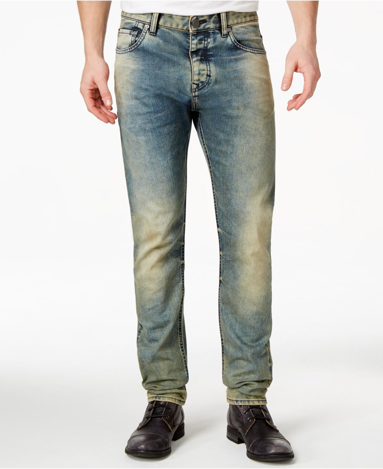 Lyst - Calvin Klein Jeans Slim-straight Fit Jeans in Blue for Men