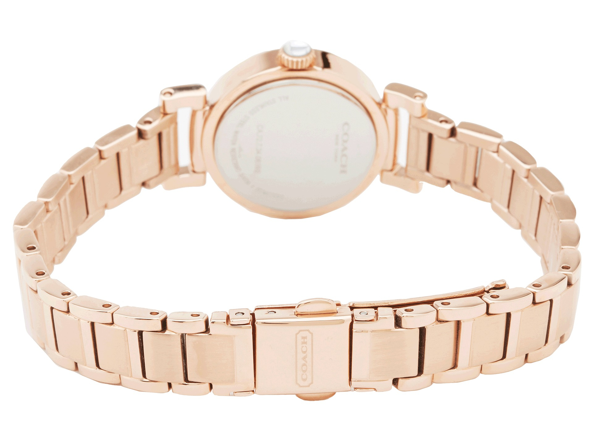 coach watch women's pink