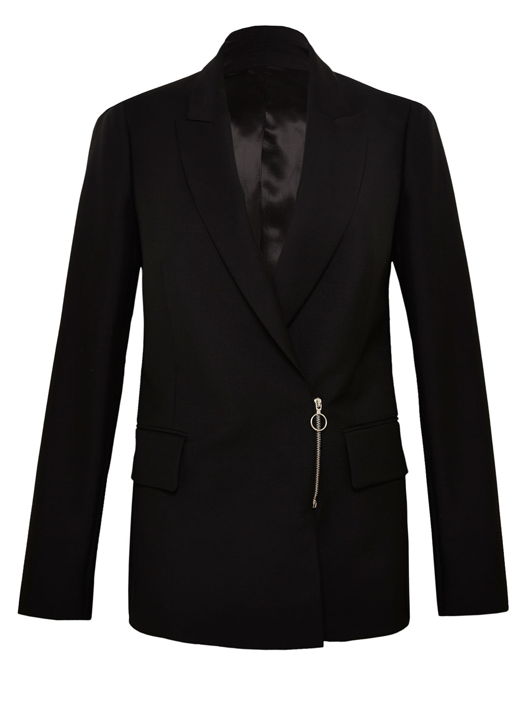 Lyst - Acne Studios Studios Womens Zip Front Blazer Jacket in Black