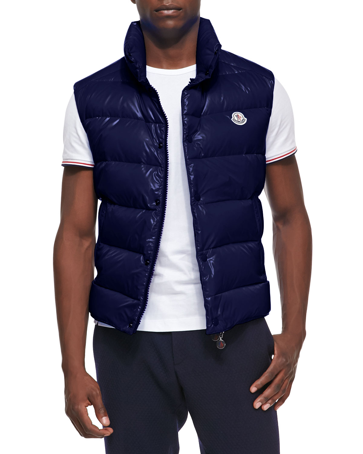 moncler blue vest moncler blue vest