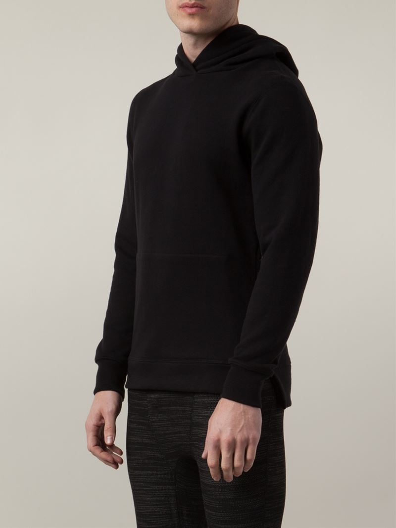 Lyst - John elliott Side Zip Hoodie in Black for Men
