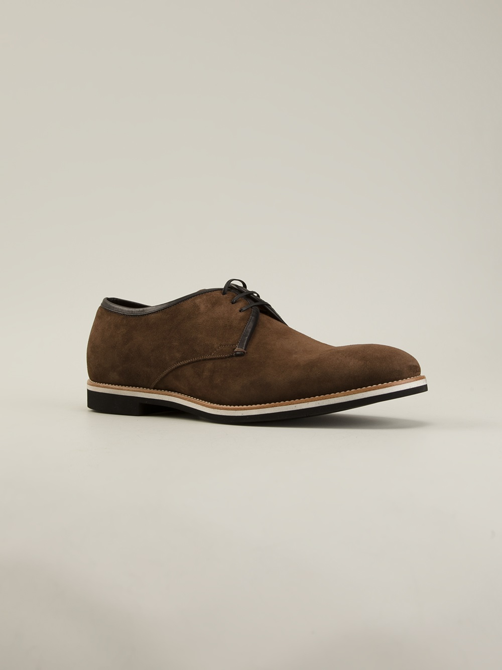 Sergio Rossi Laceup Shoe in Brown for Men | Lyst