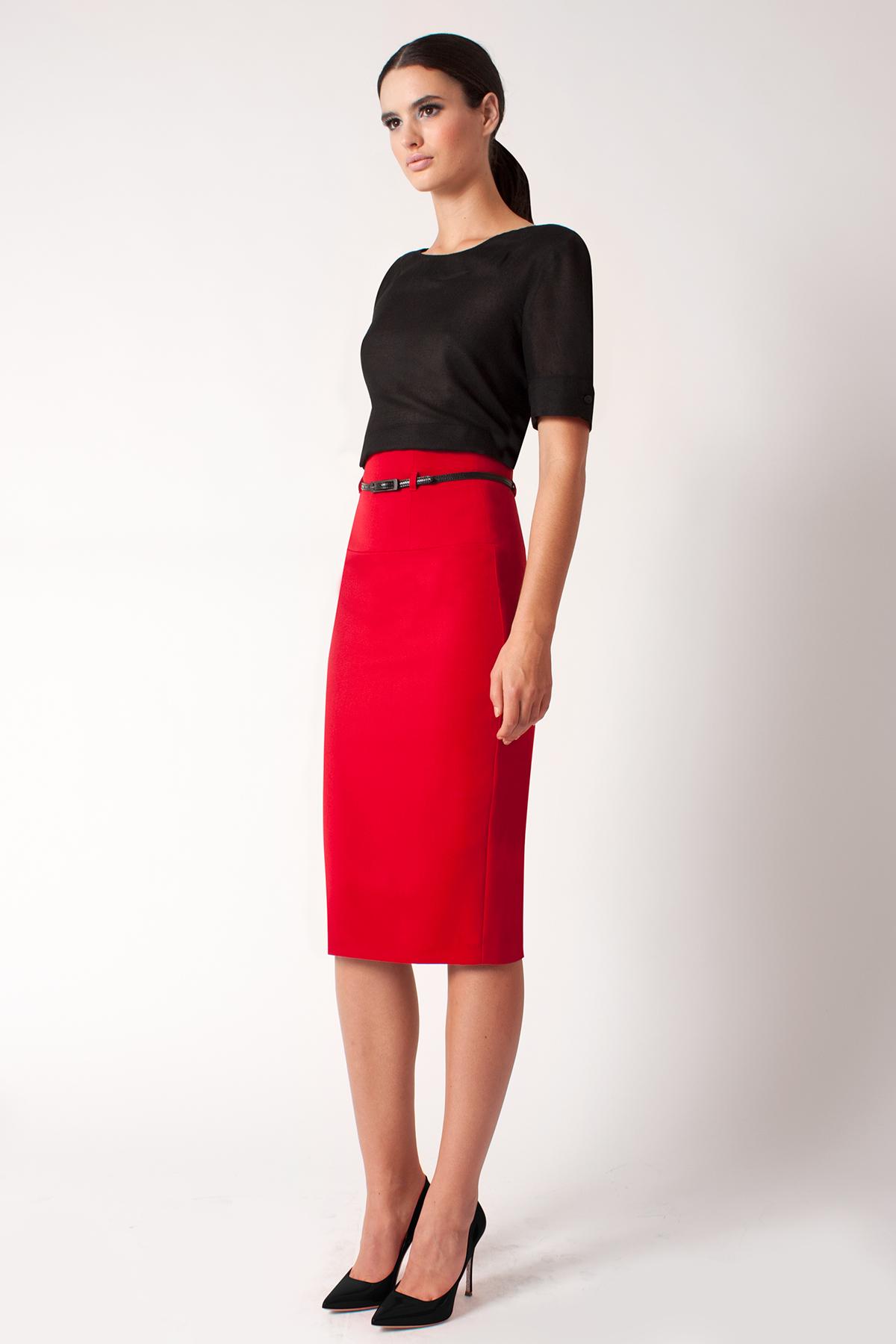 Lyst - Black Halo High Waist Pencil Skirt *online Exclusive* in Red