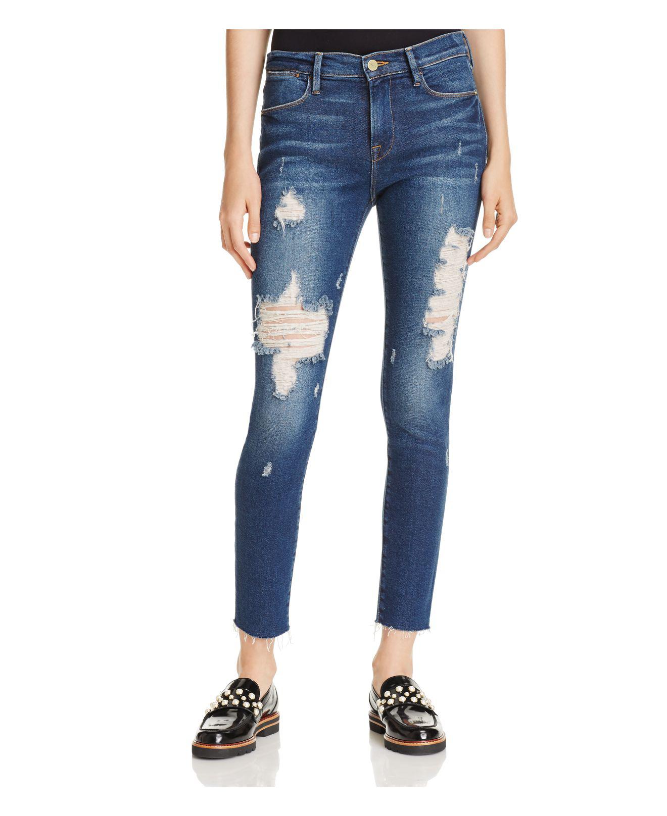 frame le high skinny jeans