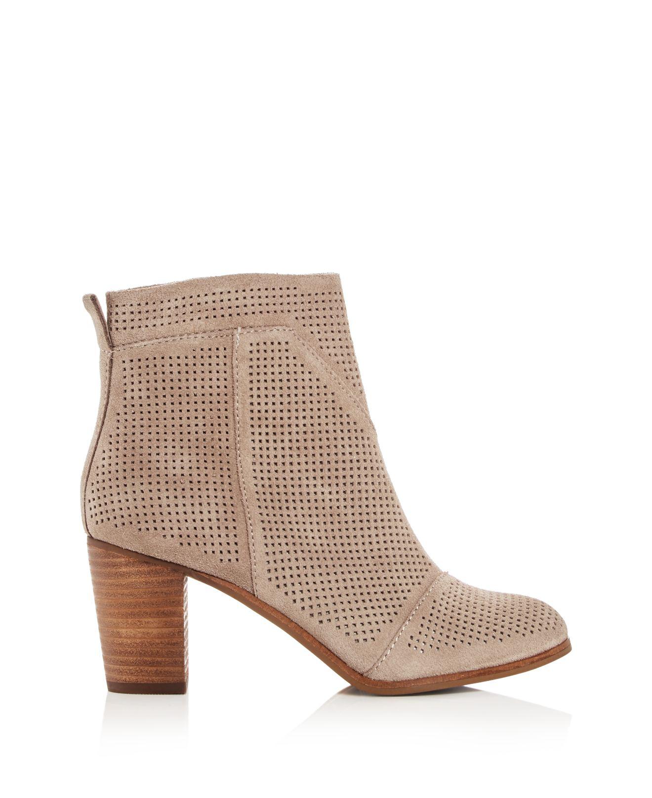 toms perforated booties