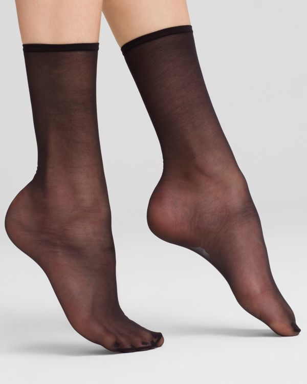 Hue Sheer Anklet Socks In Multicolor Black Lyst