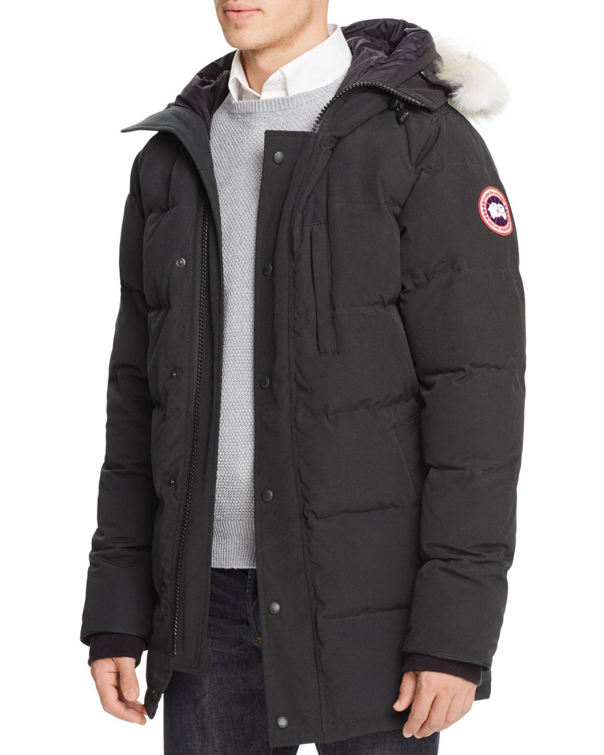 Canada goose Carson Down Parka in Black for Men - Save 32% | Lyst