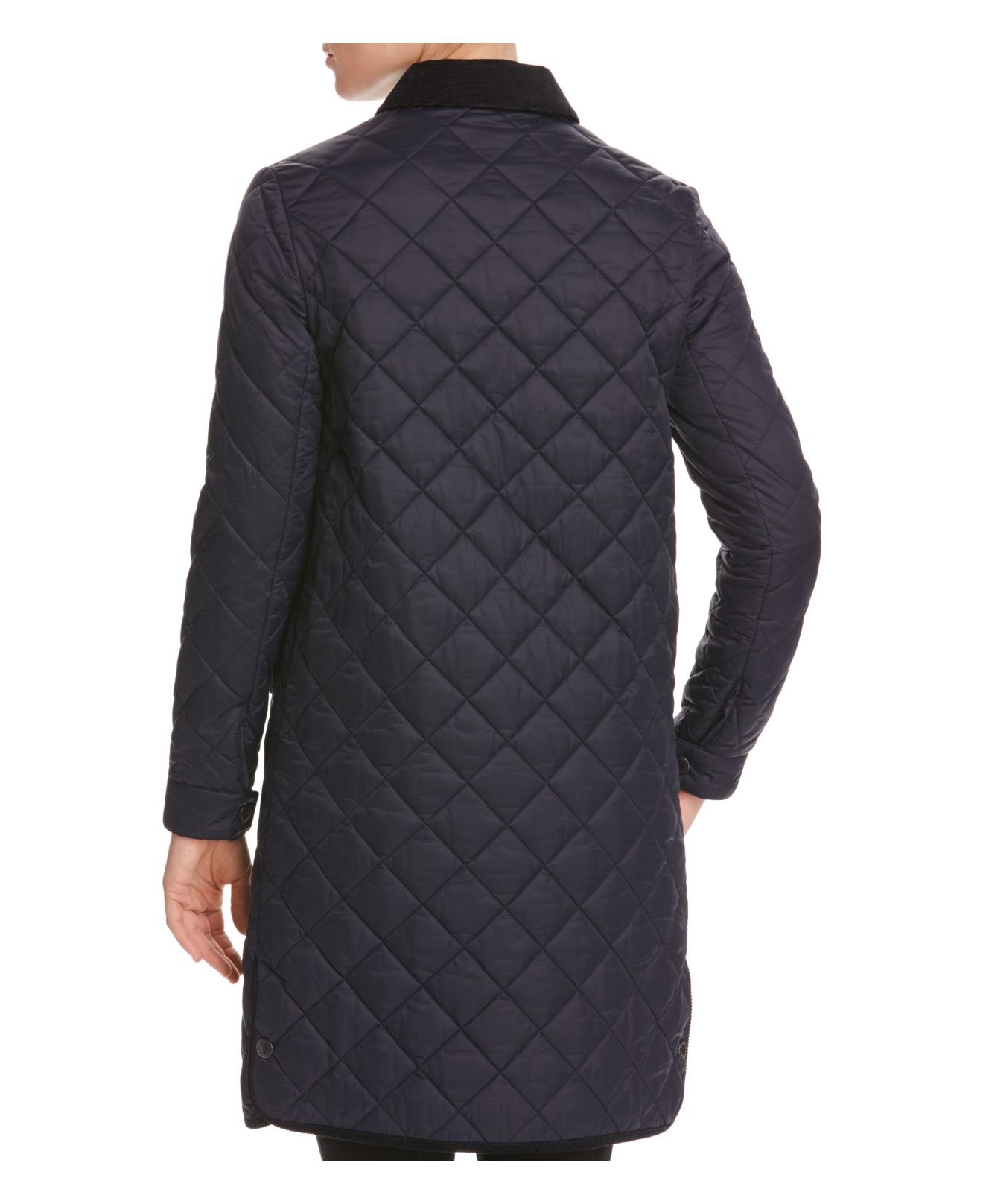 long quilted barbour coat