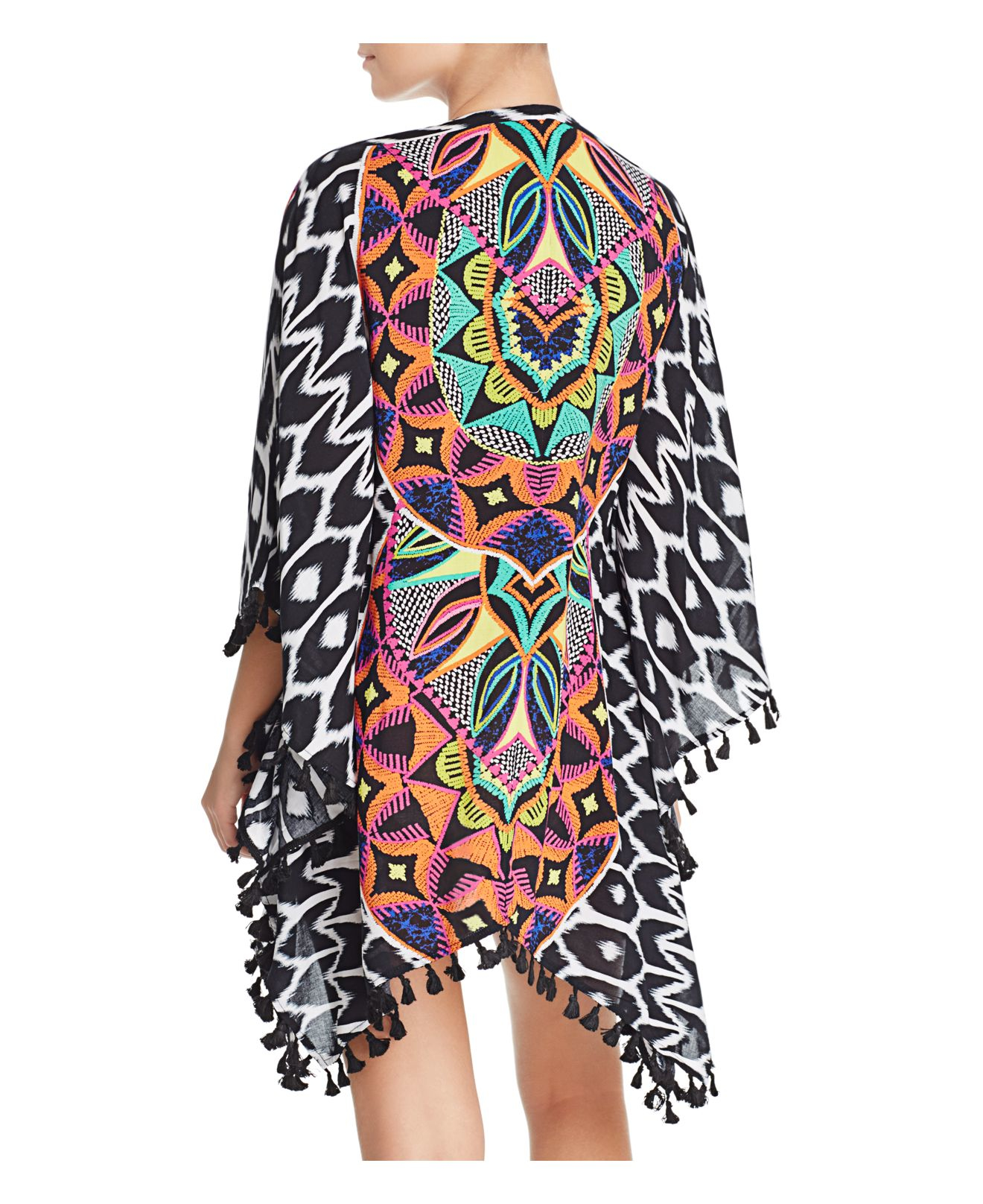 Trina turk African Kimono Swim Coverup Lyst