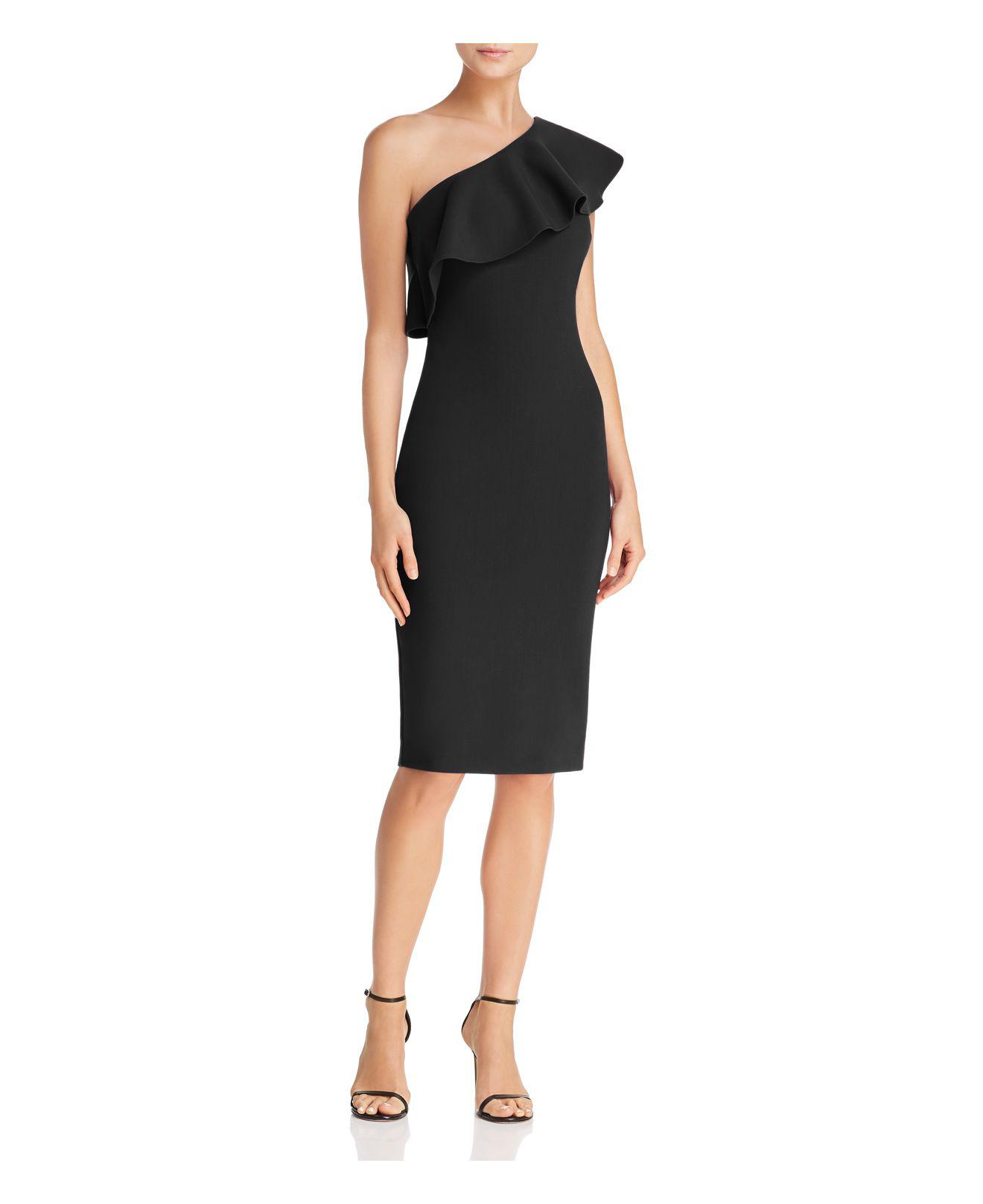 likely one shoulder gown