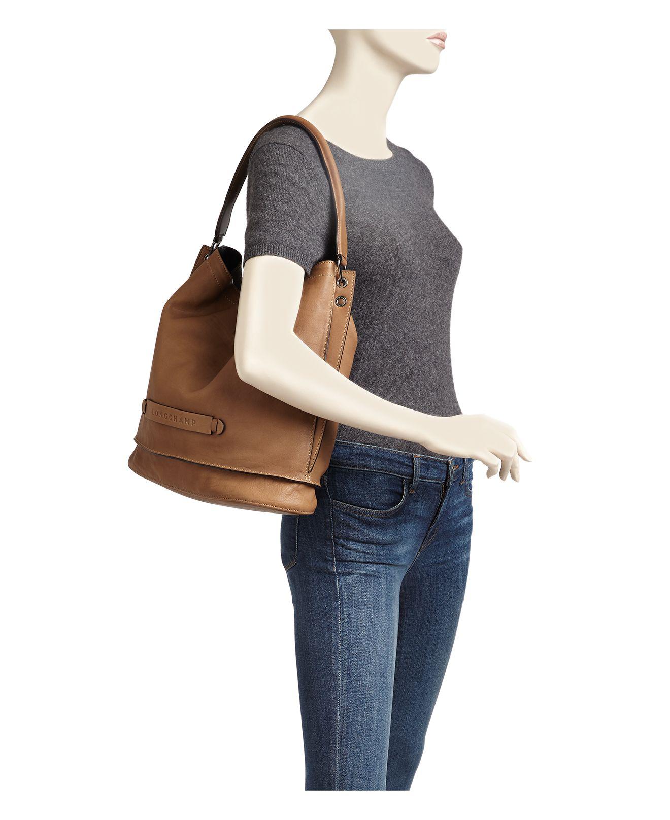 Lyst Longchamp Hobo 3d in Brown