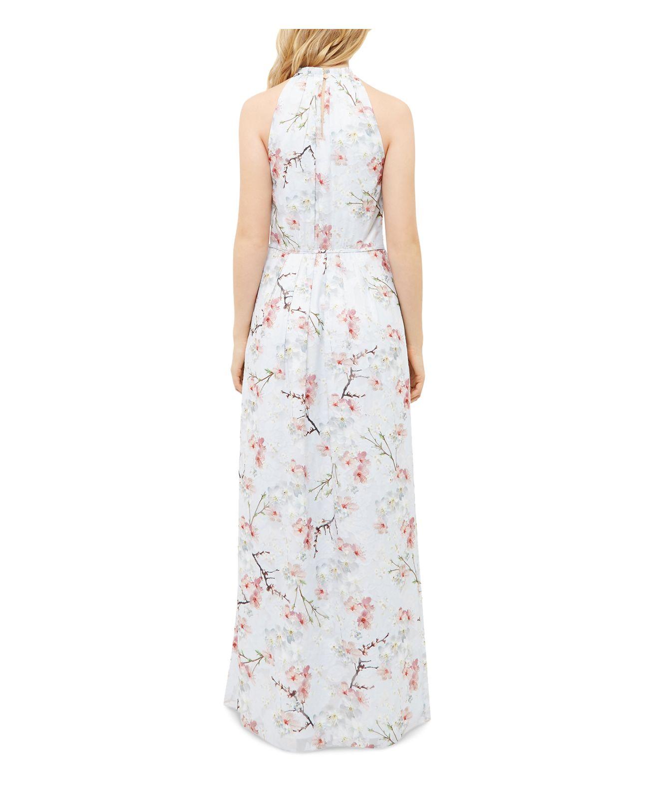Ted Baker Synthetic Tie The Knot Elynor Oriental Blossom Maxi Dress in ...