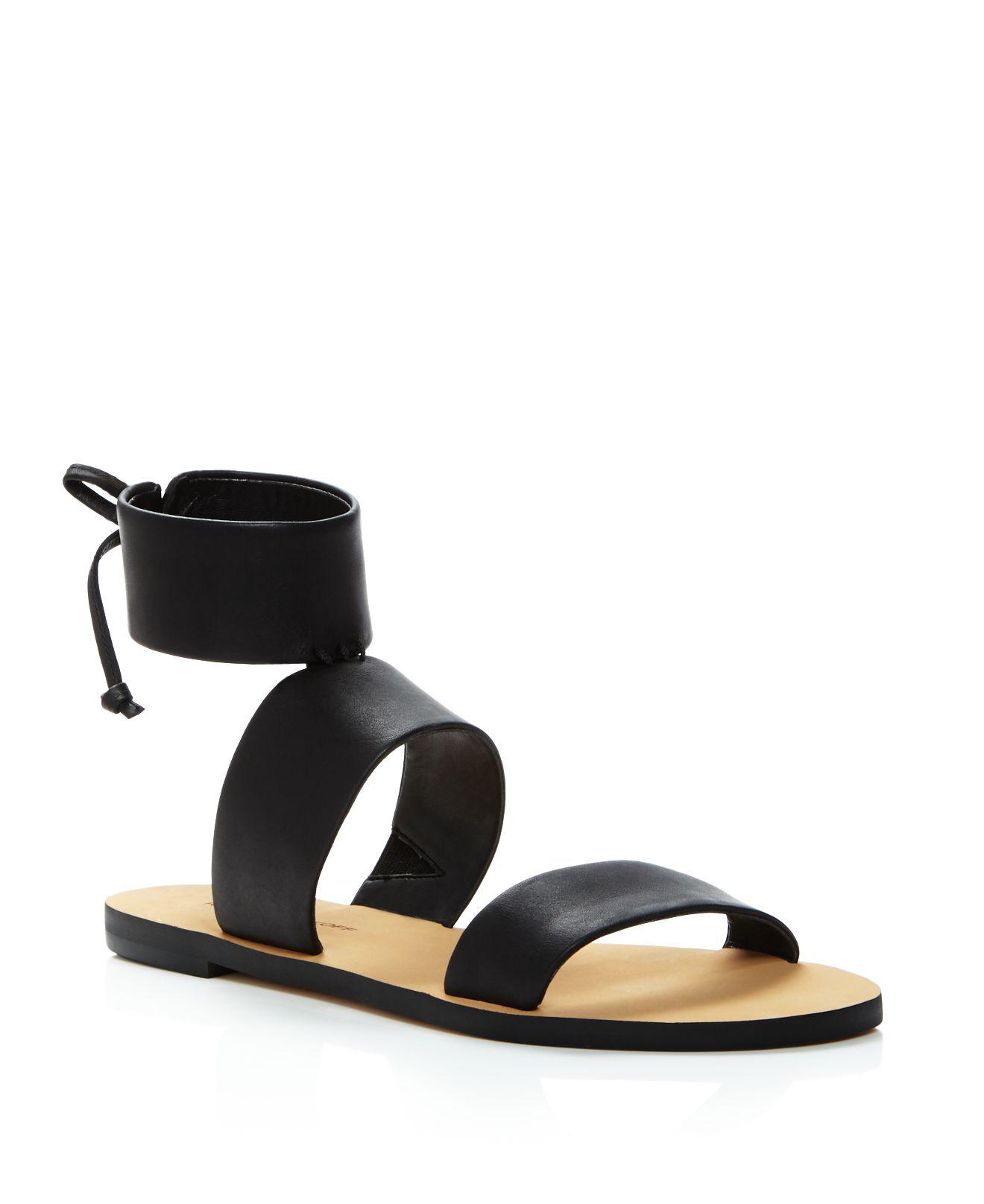 Lyst - Rebecca Minkoff Emma Ankle Strap Sandals in Black