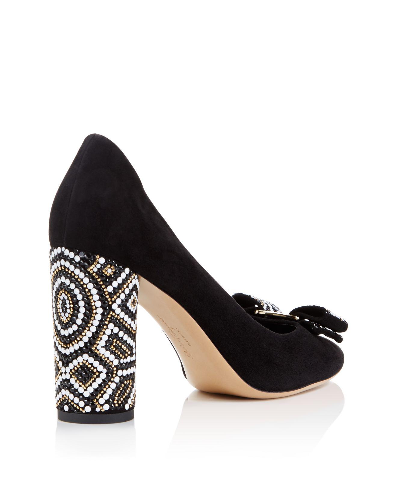 ferragamo block heel