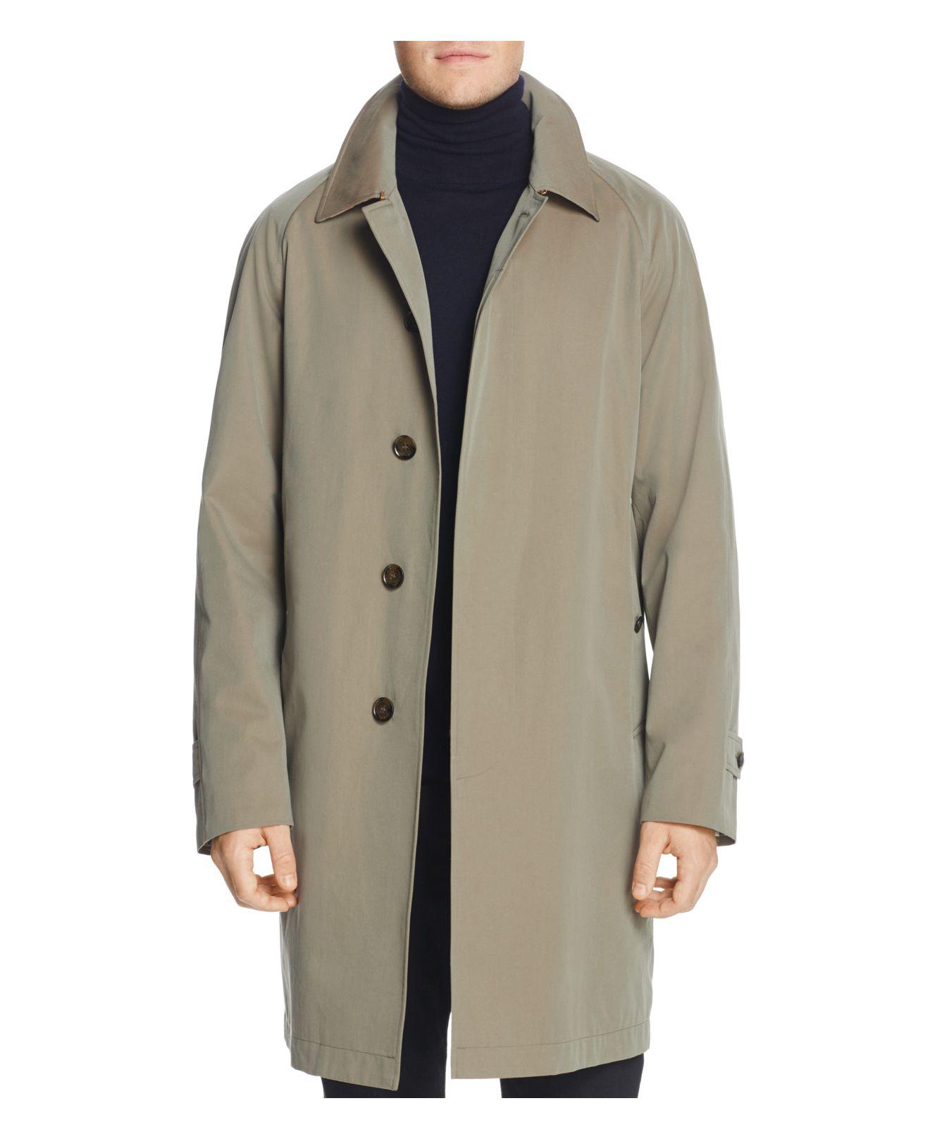 Lyst Burberry Camden Coat In Green For Men Burberry Men S Green Camden Coat