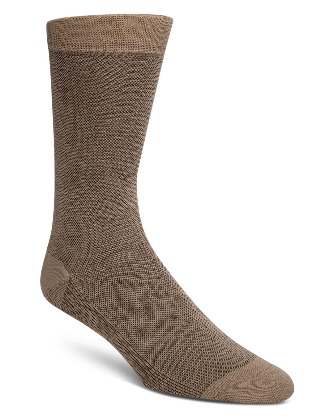 Cole Haan Piqué Textured Dress Socks for Men - Lyst