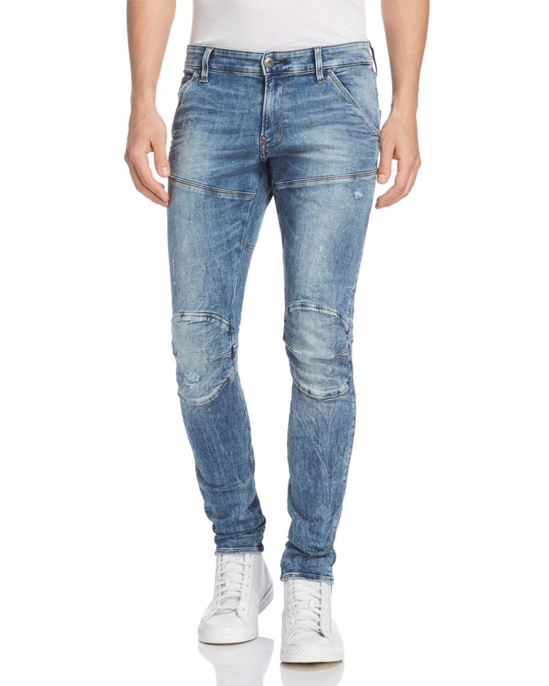 G-Star RAW Denim G - Star Raw 5620 3d Super Slim Fit Jeans In Light ...