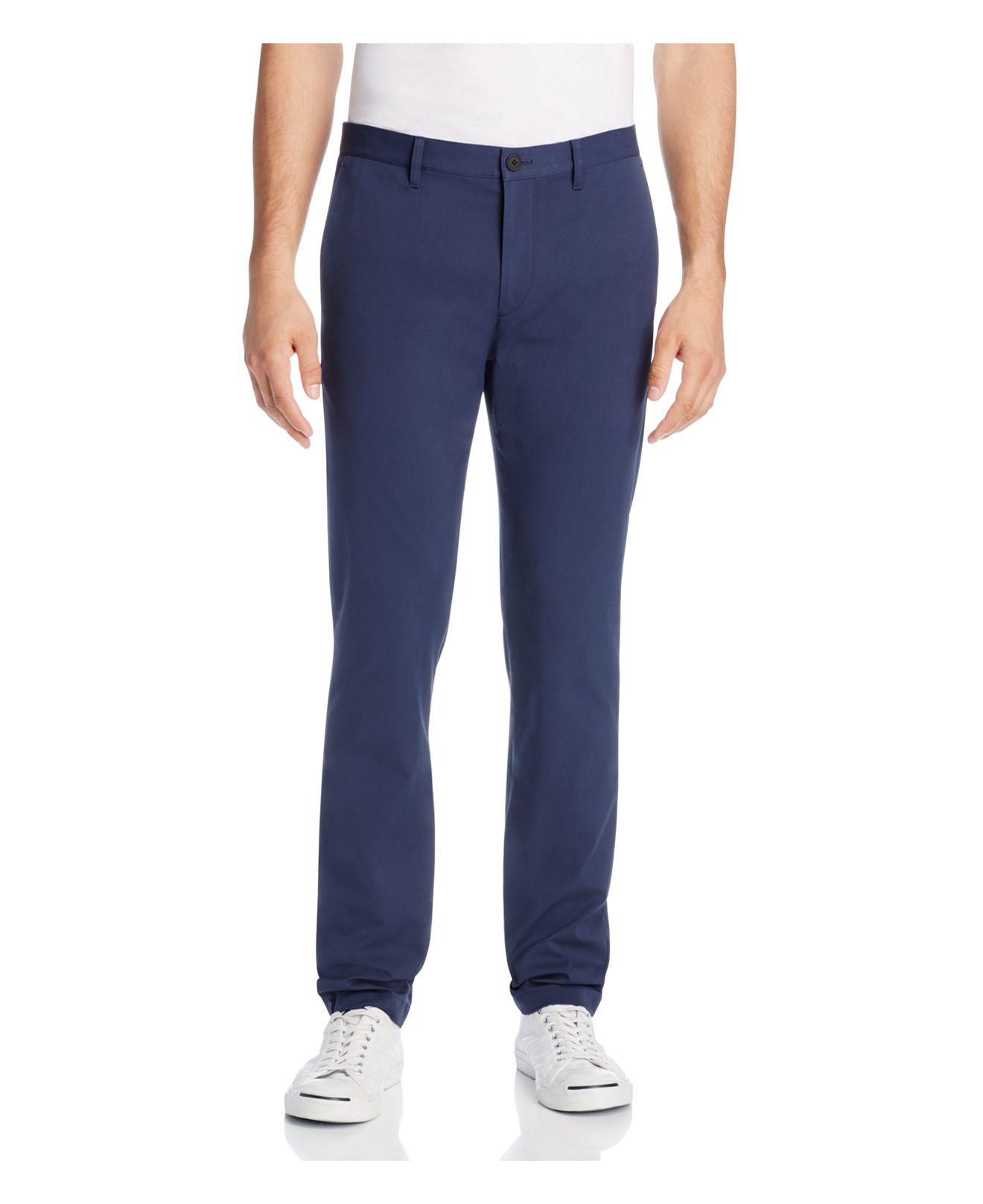 Lyst - Theory Zaine Neoteric Slim Fit Pants in Blue for Men