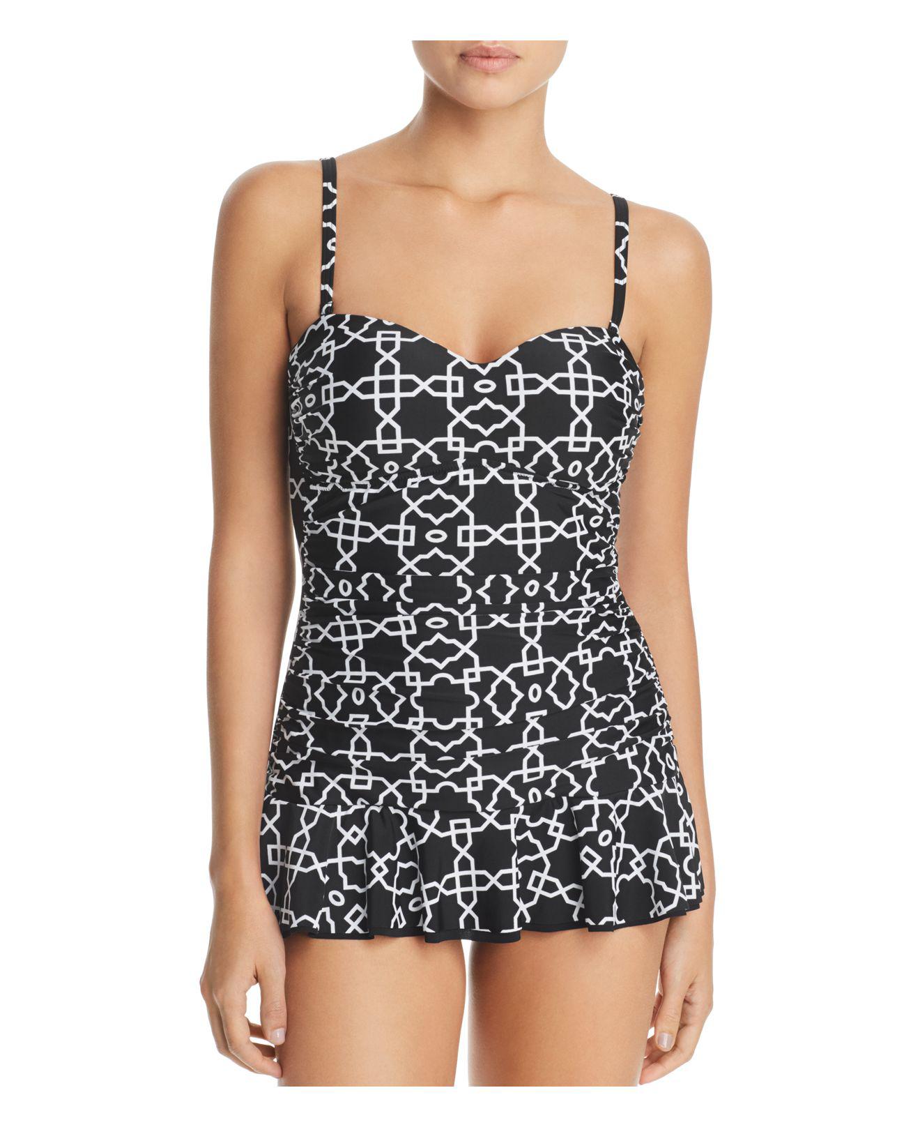 Lyst Gottex Casablanca Sweetheart One Piece Swimsuit In Black