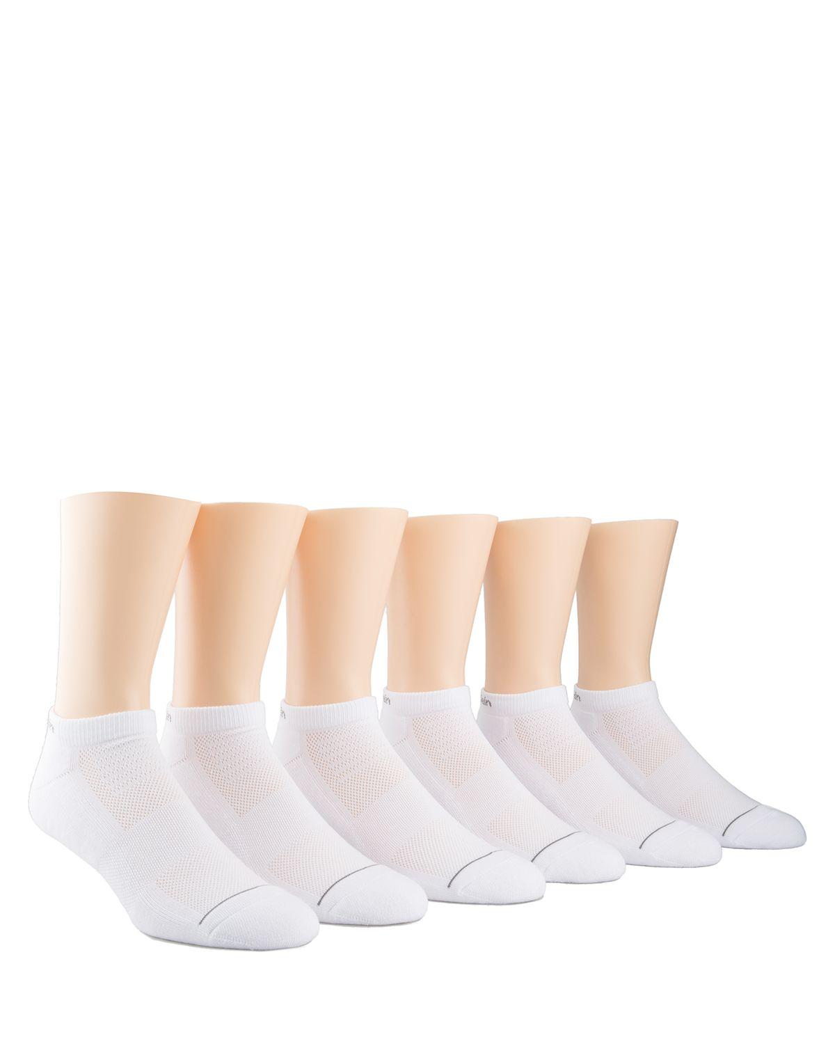 Calvin klein Athletic Ankle Socks, Pack Of 6 in Gray for Men Lyst
