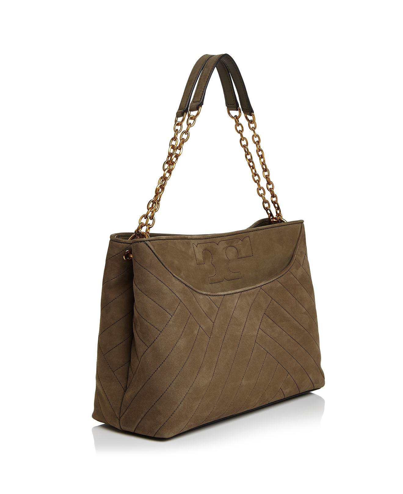 Lyst Tory Burch Alexa Slouchy Suede Tote 