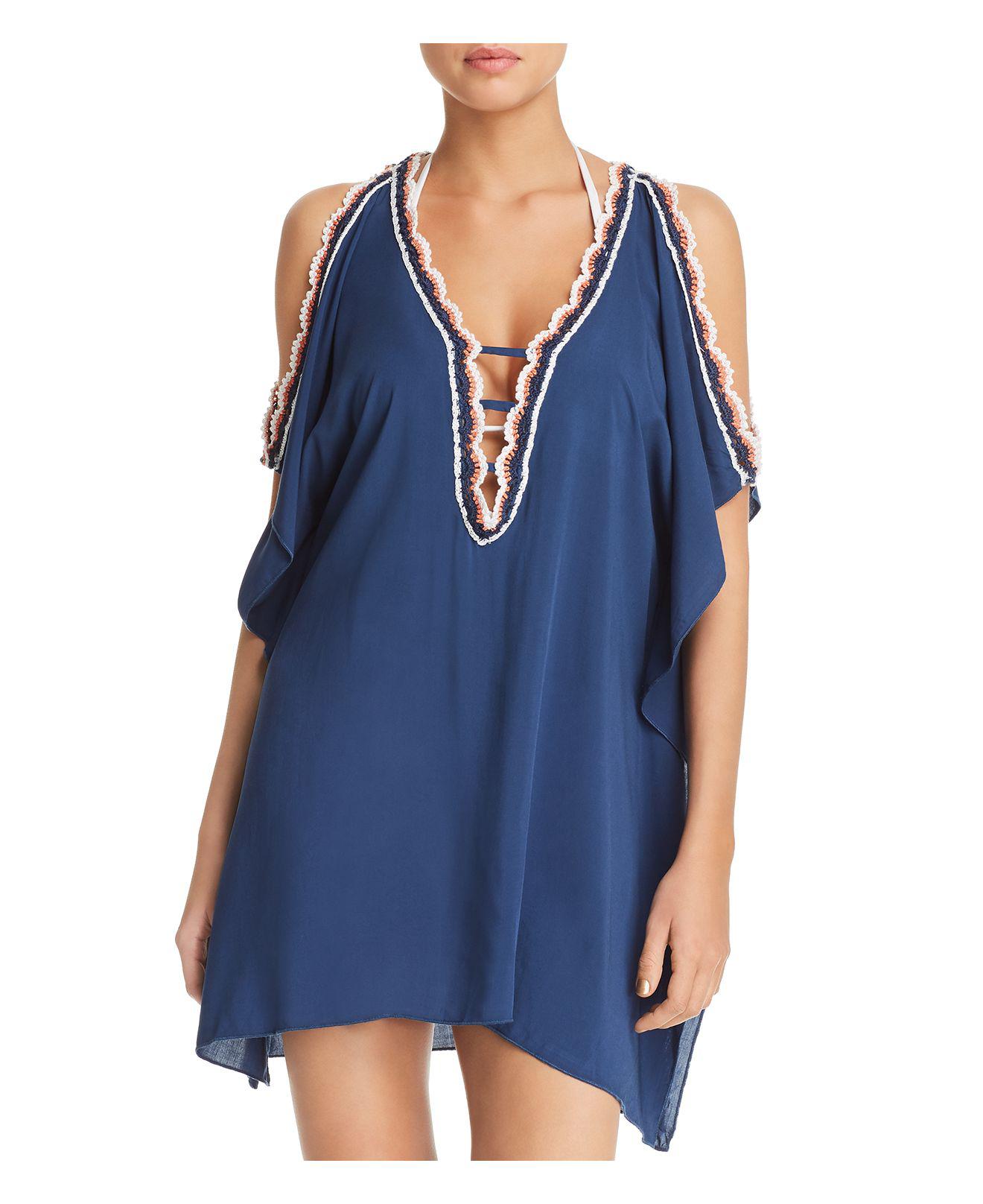 Medina Tunic lyst becca medina tunic swim cover up in blue Medina Tunic lyst becca medina tunic swim cover up in blue