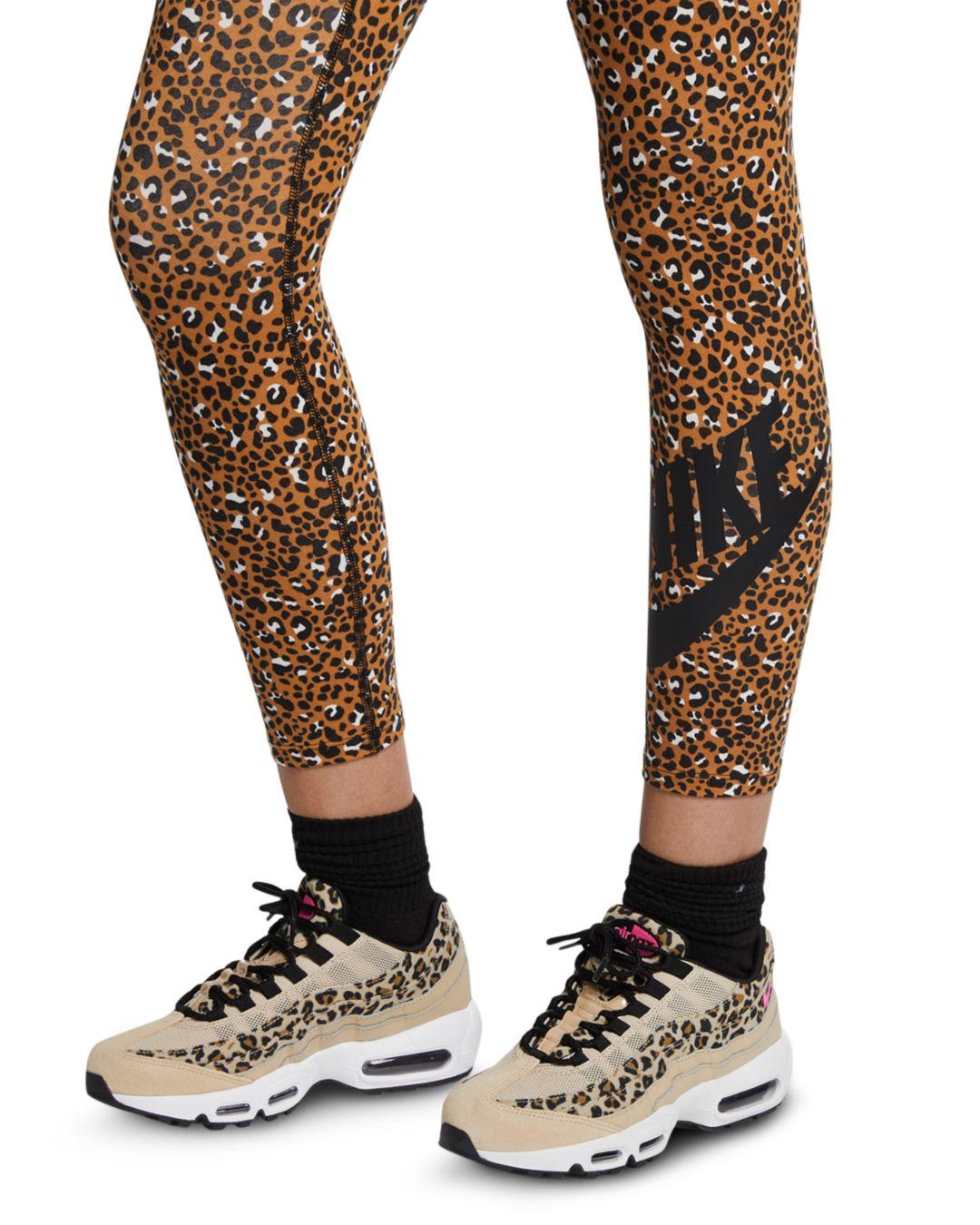 nike leopard print tights