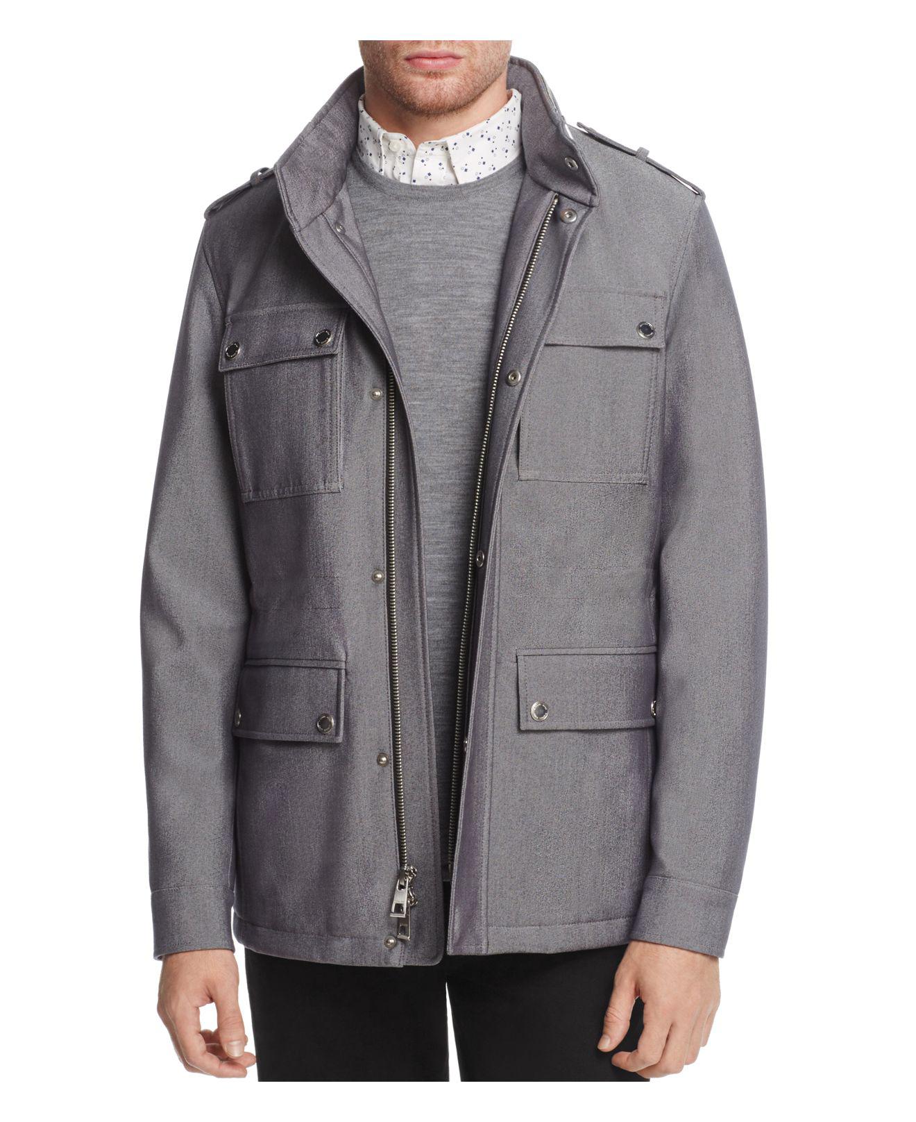 Lyst - Michael Kors Stretch Field Jacket in Gray for Men