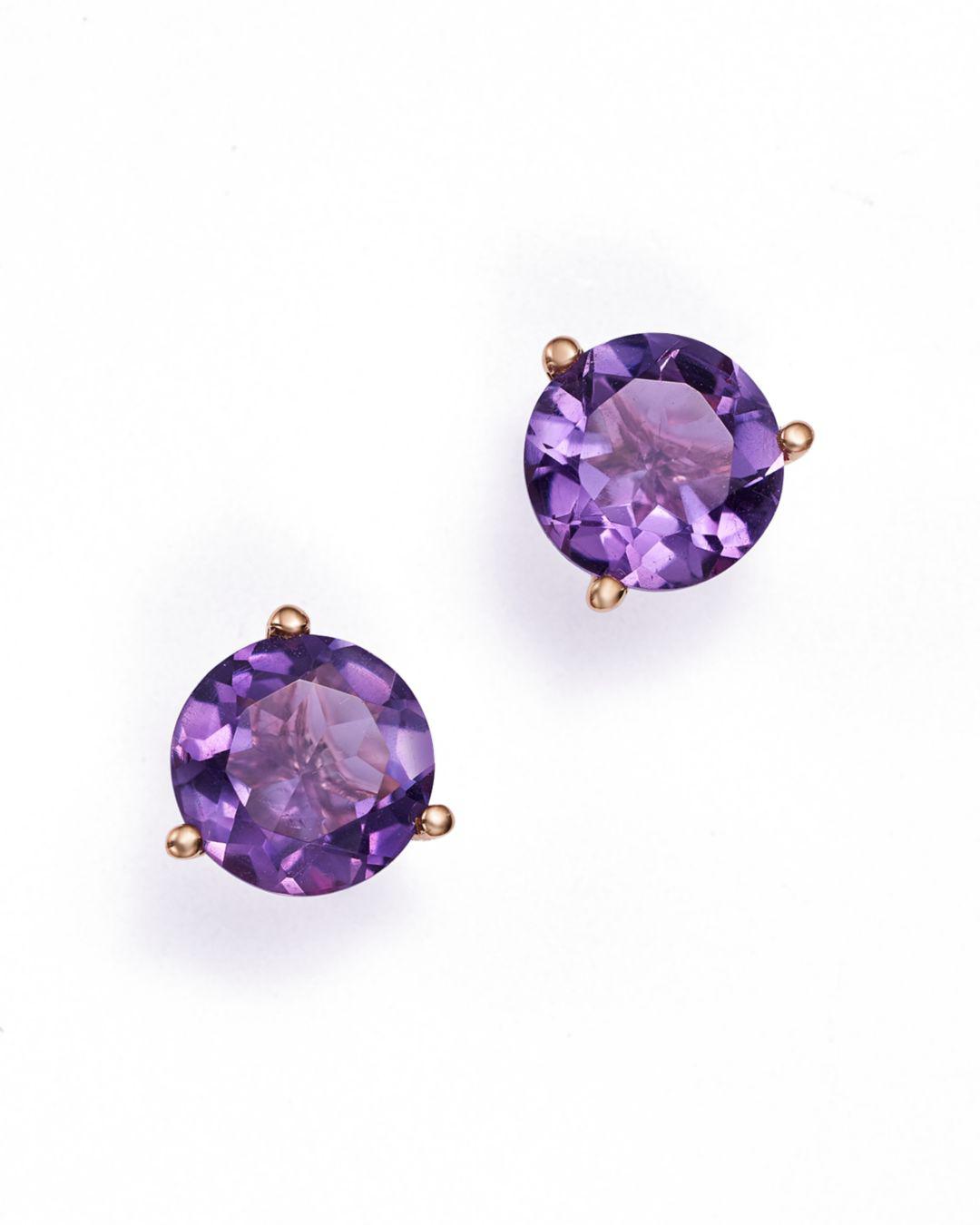 Lyst Bloomingdale S Amethyst Stud Earrings In 14k Rose Gold Bloomingdale S Multicolor Amethyst Stud Earrings In 14k Rose Gold Lyst View Fullscreen