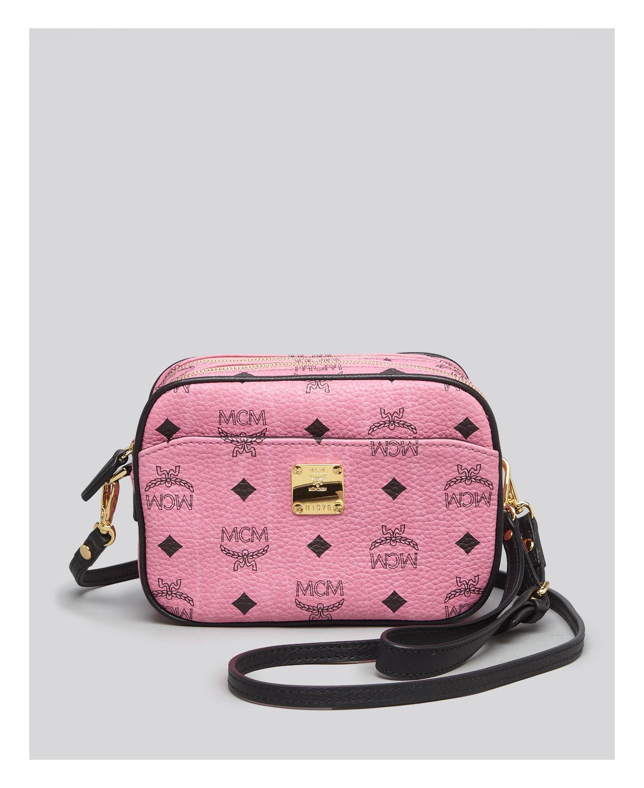 MCM Crossbody Color Visetos in Pink Lyst