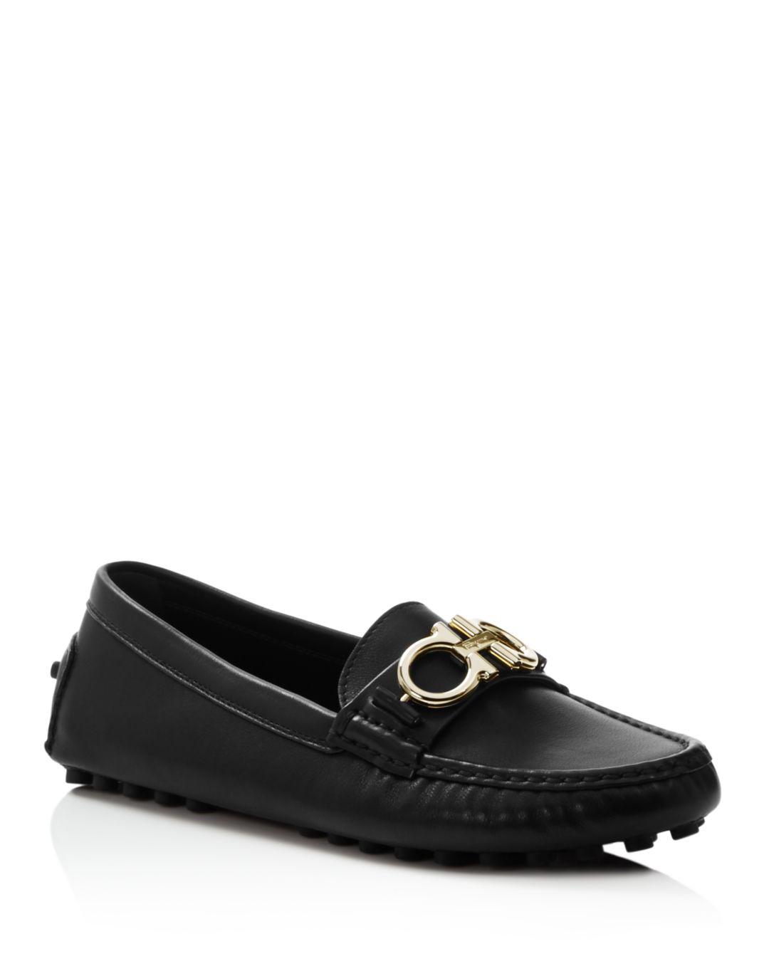 ferragamo driver with gancini ornament