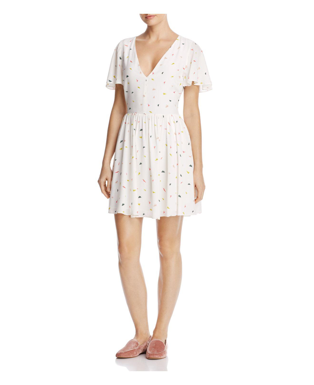 Lyst Rebecca Minkoff Crosby Printed Dress in White