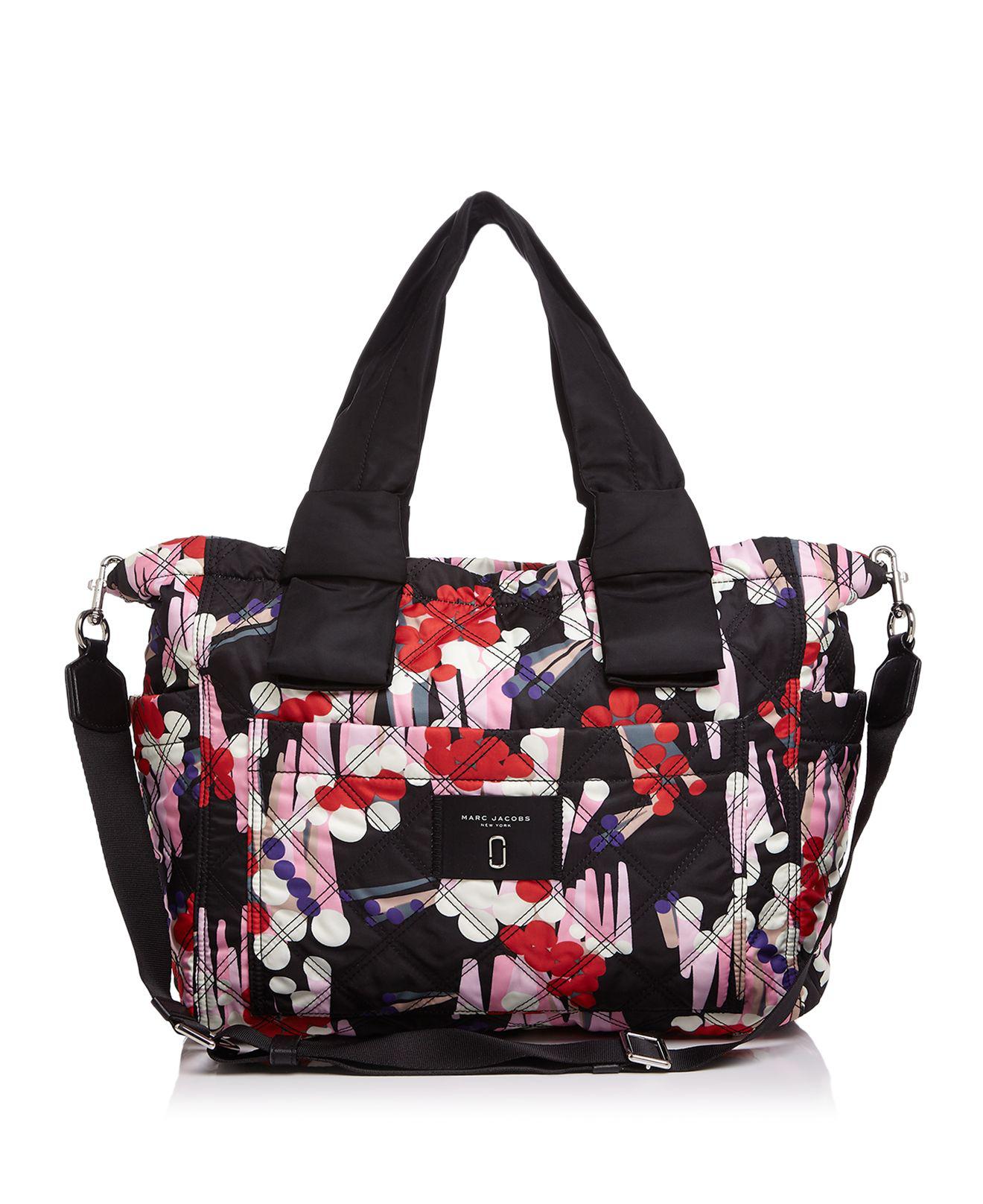 Lyst Marc Jacobs Geo Spot Printed Knot Diaper Bag in Black