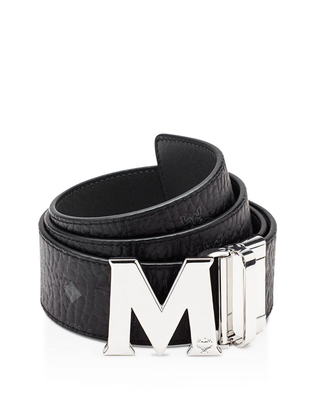 Lyst - MCM Claus Reversible Belt in Black for Men