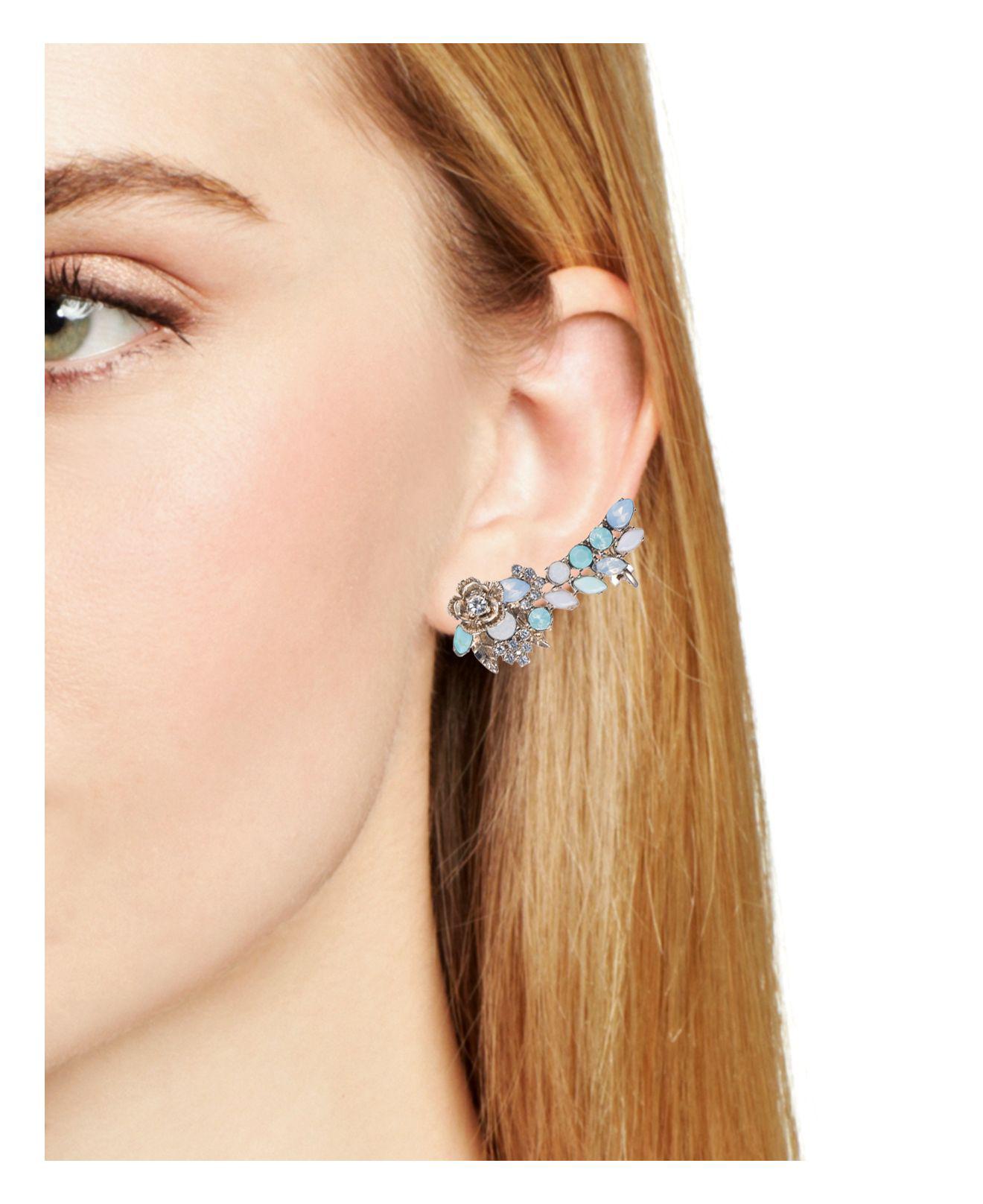 Lyst Marchesa Ear Crawler Earrings Gallery