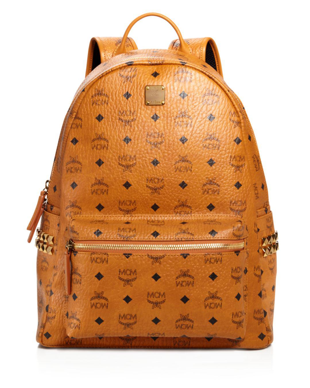 Lyst - Mcm Stark Side Stud Backpack in Brown for Men - Save 4. ...